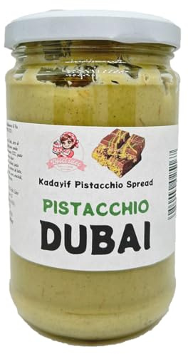 Dubai Chocolate Cream 300g - Crema Spalmabile al Pistacchio e Kadayif Croccante - Ideale per Dessert, Farciture e Torte - Gusto Ricco e Vellutato, Alta Qualità Gourmet