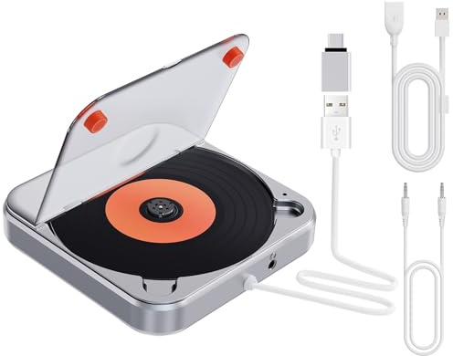 CD Player mit AUX-Anschluss, CENXINY CD-Player Auto