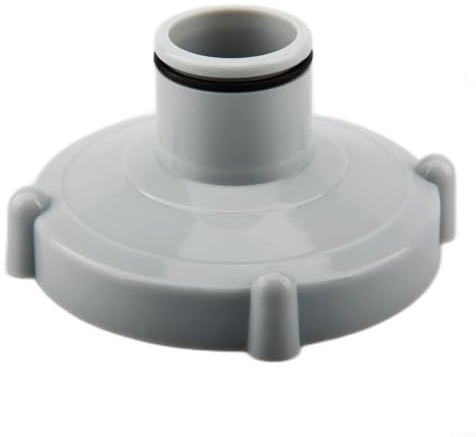 Pour tuyau de piscine Intex Adaptateur avec connexion de type vis pour aspirateur et système de filtration en couple (Gris)