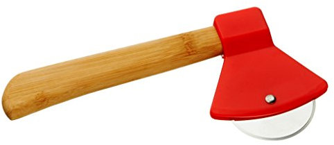 Roulette à pizza hache rouge