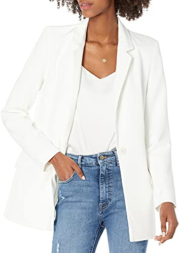 The Drop Blake Blazer Largo para Mujer, Marfil, S