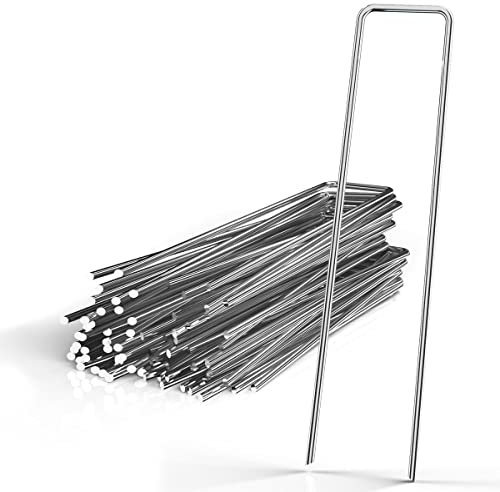 INTIRILIFE Ancoraggio a Terra 50 x 150 x 25 x 2,7 mm in Acciaio Inossidabile zincato - piolo di Fissaggio in Vello di Erbacce per Terra Chiodi