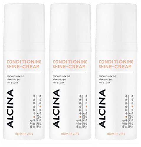 3er Conditioning Shine Cream Emulsion Alcina Glanz 50 ml