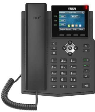 Fanvil Téléphone IP X3U Pro Noir