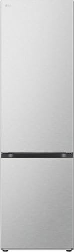 LG GBV7280DMB Frigorifero Combinato, Classe D, Frigorifero No Frost, 387L, Porte piatte, Tecnologia Door & Linear Cooling, Fresh Balancer & Converter, Metal Fresh, Compressore Smart Inverter, Acciaio