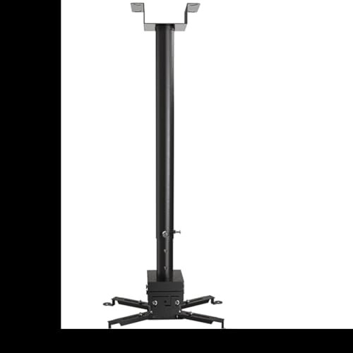 JSY Tv Mount TVs Hanger Projector Installation Suspended Multifunctional Extended Adjustable Hanging Hanger tv mounting bracket (Color : Schwarz, Size : 1-2M)