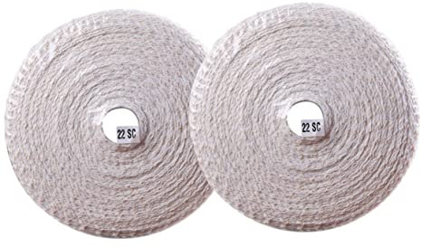 Amosfun Sausage Netting and Beef Netting 2 Rolls 5m X16 Hole Sturdy Kitchen Meat Packaging Mesh for Sausage, Chicken, Ham, and Fridge Storage
