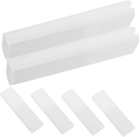 OSALADI 6pcs White Square Blind Cord Safety Handle Cord Weight for Vertical Window Blinds Holder Roller Accessories