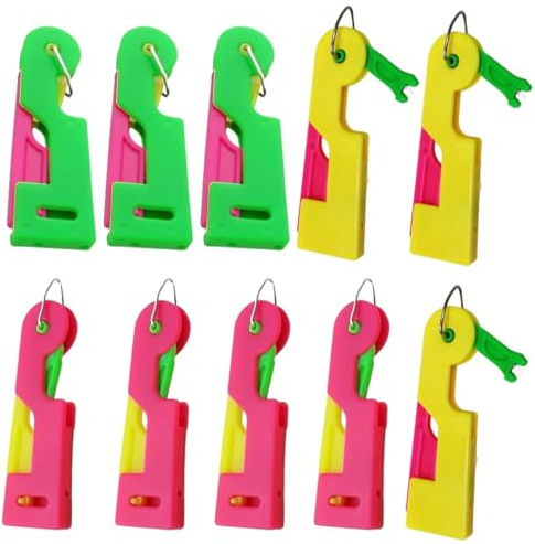 JYNXOR Enfile Aiguille,10 Pcs Enfile Aiguille Machine à Coudre,Accessoires Couture,Plastique DIY Enfile-Fil,Point de Croix Enfile-Aiguilles,pour Seniors,Débutants(Couleur Aléatoire)