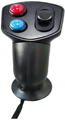 EYRMQWJPC Joystick Industrial, Joystick industrial multifunción con empuñadura de interruptor basculante vertical(SMCA60QBS Arm Grip Left Hand)