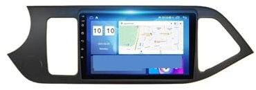 Navegación GPS para Camiones para Sistema de Audio para Coche Android para Kia Morning 2 para Picanto Navegación GPS CarPlay inalámbrico Bluetooth(M90S 1G 32G CAM)