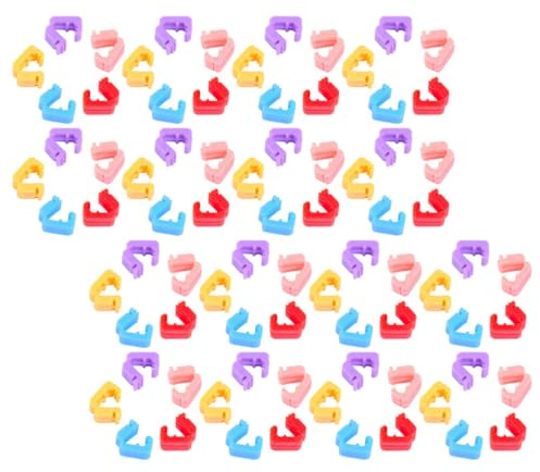 TOYANDONA 500pcs Colorful Balloon Clips Sealing Buckle Party Balloon Clamp Holder for Wedding Birthday Decorations Connector Clamps Seal Clips
