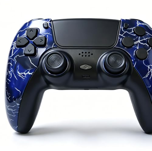 gamtooy Mando Inalámbrico para PC Gaming Compatible con Version 4 Console/Windows 10/11/Steam Deck (Blue)