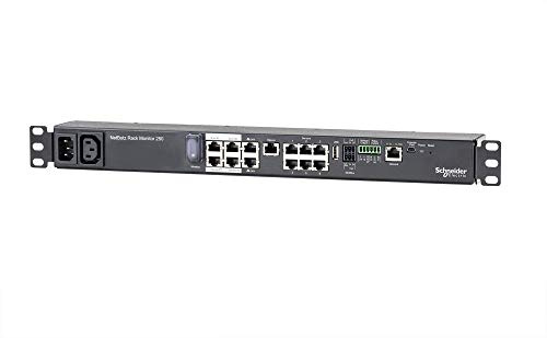 APC by Schneider Electric NetBotz Rack Monitor 250 - Accesorio de Rack (Rack Monitor, Negro, 1U, 2 Salidas AC, 432 mm, 43 mm)