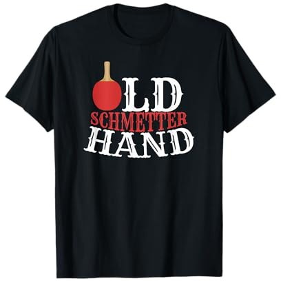 Old Schmetterhand Tischtennis Herren Kinder Geschenk T-Shirt