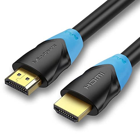 Digitalkey Cavo HDMI 2.0 - QUALITA' 4K Connettori Alluminio Contatti Oro - Cavo PVC Nero (3 Mt)