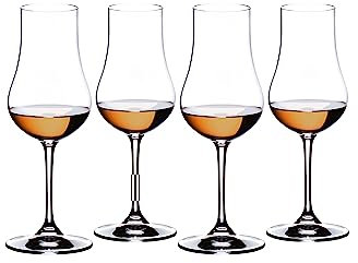 RIEDEL Set Da Rum Bicchieri Stelo Lungo Vetro 4 Pezzi