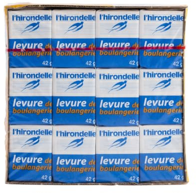 L'Hirondelle French Fresh Yeast 12 x 42g Blocks