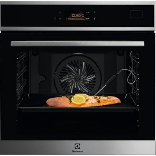 Electrolux Serie 800 Forno da Incasso a Vapore, Capacità 70 L, EOB8S09X, Classe A++, Tecnologia SteamBoost, Steamify, Termosonda FoodProbe, Display Touch, 594x595x567 mm, Acciao Inox Antimpronta