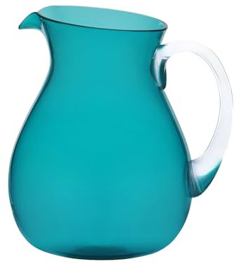 Caraffa Brocca da Acqua Vino Infrangibile Plastica Dura Colore Azzurro Turchese Pitcher Memento Synth Zani