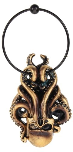 WOONEKY Gothic Türklopfer Einzigartiger -skull Für Halloween-dekoration Langlebig Und Vielseitig Einsetzbar Für Gruselige Hausverzierungen
