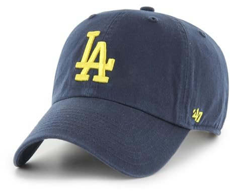 47 Los Angeles Dodgers MLB Clean Up Azul Marino Gorra Ajustable