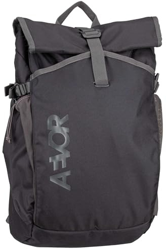AEVOR Roll Pack Black Charcoal