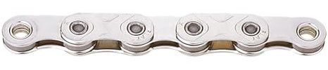 Cadena de bicicleta KMC Flat Top, 126 eslabones, 12 velocidades, 13 velocidades, puente X, encerado, compatible con SRAM AXS y transmisión, plata
