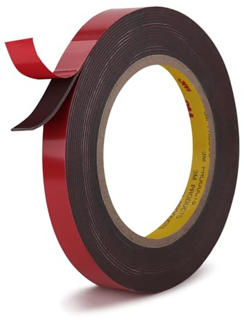 Ndcadhesive Ruban adhésif double face haute performance 10 mm x 5 m 4611 l'adhésif puissant Résistant à 122 °C pour un montage fiable et étanche sur mousse