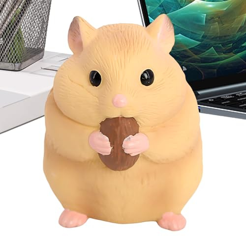 Generisch Miniatur Tierfiguren - Sammelbare Kleintier-Deko Figuren | Realistische Lernspielzeuge für Vorschule & Basteln, süße Hamster Panda Schlange Deko für & Mädchen
