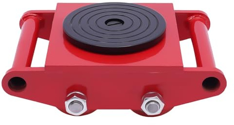 EKalgretrA Rodillo Blindado para Transporte Patín for Mover maquinaria Industrial de 6T Patín for Mover maquinaria de 6T Patín for Mover maquinaria Patín con Tapa giratoria de 360°