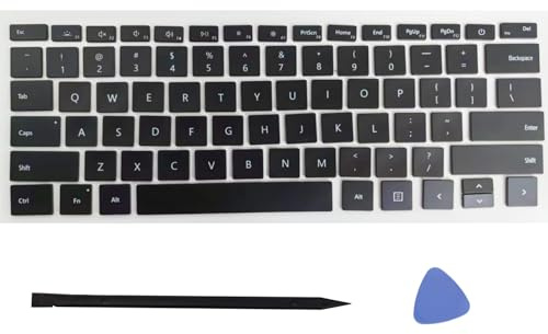 Replacement Keyboard Keycap Keys,US Layout Key Caps Fits for Microsoft Surface Laptop 3/4/5/6 13.5/15inch 1867 1868 1872 1873 1950 1951 1953 1958 1959 1978 1979 2033 (Black)