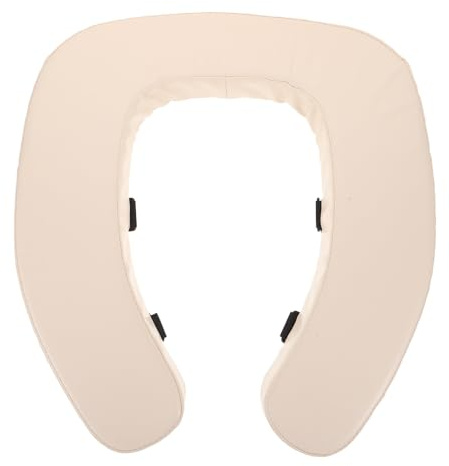 Healeved Cuscino rialzato per WC: rialzo per WC in spugna ad alta densità compatibile con fascia di fissaggio - Rialzo portatile per per anziani, donne incinte
