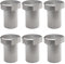 Yoiimiya 6Pcs Bench Dogs Workbench Peg Brake Stop Clamp Positioning Planing Plug Shop Essential Woodworking -20mm, Silver, 19mm