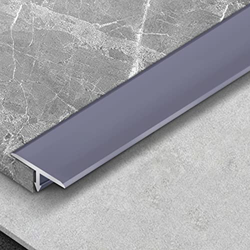 Molding Floor Transition Strip,Self Adhesive Door Slot Flat Edge,Gold Gray Red Black Vinyl Flooring Joint Liner for Door Entry(Color:F,Size:20mm Width)