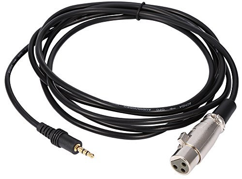 BONKZEBU Mikrofon-Umschaltkabel, Verbessert die Signalklarheit, Mikrofonkabel, Stereo-Mikrofonkabel mit Reiner Klangqualität, für DV-Kamera