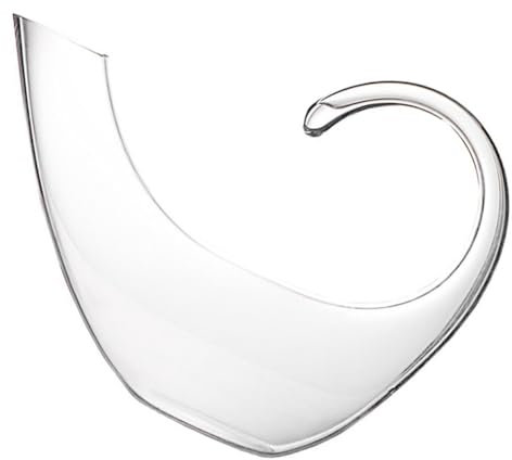 HOLIDYOYO jarra de cristal irrompible dispensador jarra de vino con copas decantadores red wine vino resalso Decantador de vino de diseño jarra de vino tinto jarra de vidrio Transparent