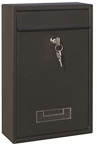NSTVVEE Cassetta Postale Esterna con Montaggio a Parete, Cassetta Postale di Sicurezza con Serratura, per la Decorazione di casa e Giardino, per Lettere, giornali, riviste (D)