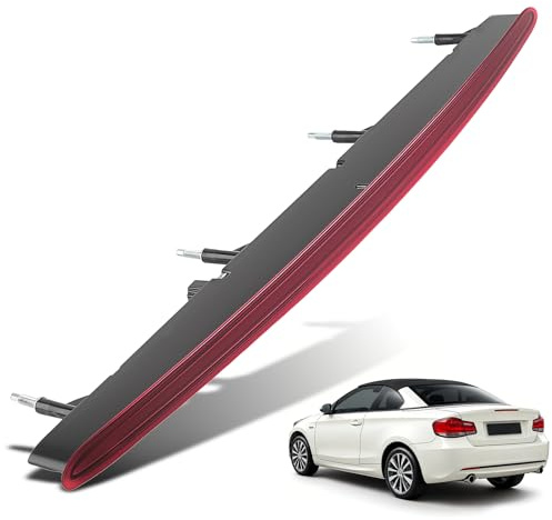 maXpeedingrods LED Dritte Bremsleuchte für BMW 1er E82 E88 Coupe 2007-2013 | 63257164978 3. Bremslicht Rücklicht für BMW 1er E82 M Coupe 2011-2012 Zusatzbremsleuchte 3. Bremsleuchte (Rot)