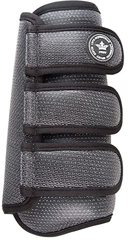 PFIFF 102773 Dressurgamaschen 'Shine Bright', silberfarben Cob