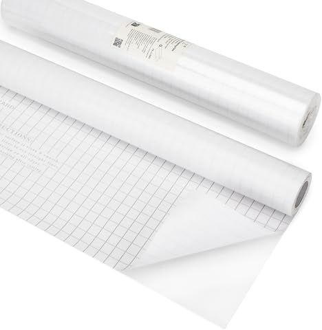 EXERZ självhäftande boktäckande film 33 cm x 10M, vattentålig, fäst på skyddande omslag för träningsbok, anteckningsbok, etikettframställning, fast och stark