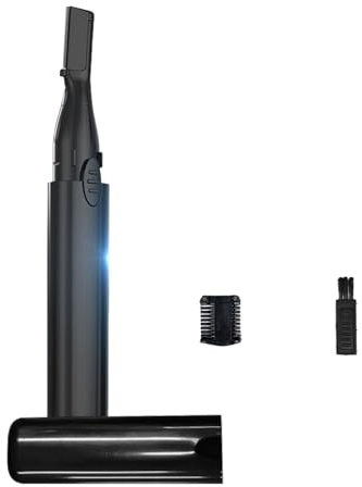 Recortadora eléctrica de cejas, herramienta de depilación portátil, para mujeres y hombres, regalo de afeitadora facial