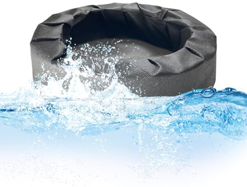 Pflanzkorb – Gartenteich-Pflanzinsel | Schwimmende Wasserwasser-Gartenteiche, Hydrokultur-Pflanztöpfe, dekorativer Seerosen-Übertopf aus Vliesstoff für die Dekoration von Teichen, Seen und Wasserlands