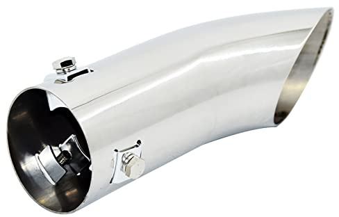Bilavgasrör Bilfordon Avgassystem Flexrör Rostfritt Stål Ändrörsspetsar 59mm 185mm Bilavgasrör