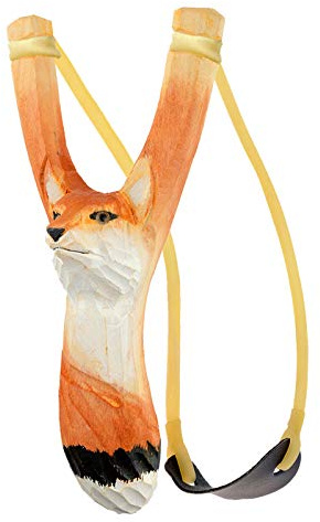 Drake Zwille aus Holz – Fuchs – Handarbeit und mit viel Liebe zum Detail