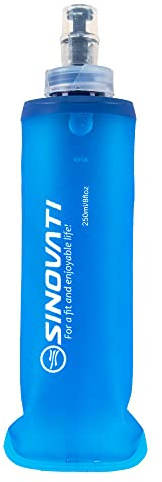 SINOVATI Gourde pliable en TPU sans BPA pour sac à dos d'hydratation, vélo, randonnée, jogging, trekking, camping et escalade