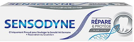 Sensodyne Zahnpasta repariert & schützt Weißheit, für empfindliche Zähne, langanhaltender Schutz gegen Zahnempfindlichkeit, 75 ml