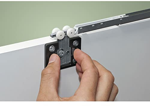 HAWA Clipo 26/36 Damping System (Sliding Door Fitting), Door Damper for 2 Sliding Doors up to 26 kg