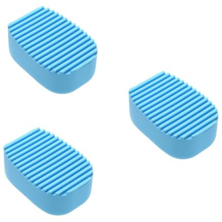 Abaodam 3pièces Brosse De Lavage Silicone Planche à Linge Miniature à Main pour Nettoyage des Taches Et Salissures Bleu