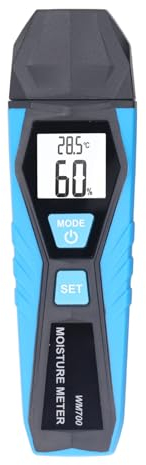 Feuchtigkeitsmessgerät WM70 Hand Feuchtigkeitsmessgerät für die Feuchtigkeitsprüfung von Gipskartonplatten Brennholz und Mauerwerk